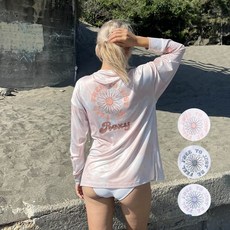 록시 FEEL FREE L S RASH 오버핏 래쉬가드 RE21RS197