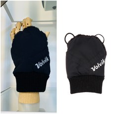 VOLVIK 남성골프 패딩 손등워머 VMACJA03, 블랙