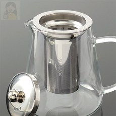 SOLSUN 내열유리 차포트 950ML 차끓이는주전자