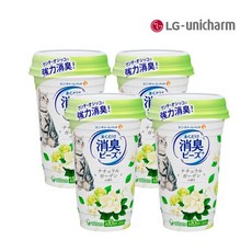 유니참 뿌려쓰는 비즈 탈취제(내츄럴 그린향) 4개, 내츄럴그린향/4개