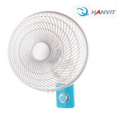 에어 서큘레이터 14인치 벽걸이 HV-1604W 공기순환 5엽날개 사무실 가정용 업소용 각도좌우조절 자연초미세품, 14인치벽걸이 HV-1604W-스카이