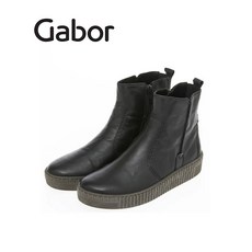 가버 여성 컴포트 시티 부츠 - 블랙