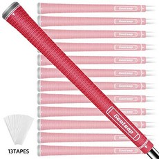 Geoleap - 글로리-S 골프 클럽 그립 스탠다드 사이즈 13개 세트 색상 택1, Color = Pink, 본문참고