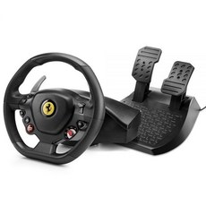 THRUSTMASTER 플레이스테이션 레이싱 휠 핸들 PS5 스러스트마스터 T80 페라리 488 GTB 에디션PS4 PC Q1399323, T80 Wheel - Ferrari Edition