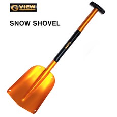 GVIEW 알루미늄 눈삽 조립식 경량 비박 야영, 1개