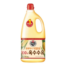 백설 옥수수유, 1.8L, 3개