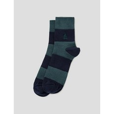 BEANPOLE ACCESSORY [Unisex] 볼드 스트라이프 중목 양말 - 그린
