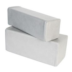 핸드워머쿠션 소파 팔걸이 베개 핸드 쿠션 PU 가죽 및 린넨 원단 긴 직육면체 장식 지지 맞춤형 사이즈