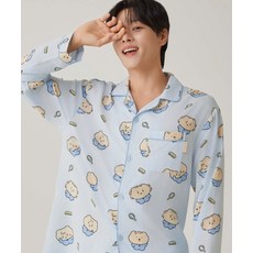SPAO 망그러진곰 망그러져도 귀여운 긴팔 파자마LIGHT BLUE_SPPPE49U03 SPPPE49U03