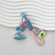 로프 펜던트 분실 열쇠 여성용 방지 매듭 선물 패션 랜야드 자동차 키링 가방 열쇠고리 고리 스트랩 매력 귀여운 돌고래