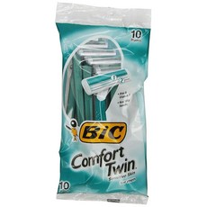 BIC 컴포트 트윈 블레이드 면도기 남성 6의 10 개 카운트 팩, Men