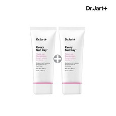 닥터자르트 에브리 선 데이 톤 업 선스크린 50ml x2개 100ml SPF 50+ PA+++ 핑크 에멀전 타입 데일리 선크림 세트상품, 1세트