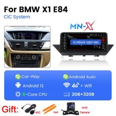 안드로이드 올인원 호환 안드로이드올인원 자동차 지능형 시스템 BMW X1 E84 2009-2015 CIC iDrive 라디오 멀티미디어 플레이어 내비게이션 GPS 카플레이 오토용, 11) CIC 2-32G CAM, 1개