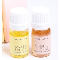 [정품] Aromatica 아로마티카 퓨어 앤 소프트 페미닌 퍼퓸 5ml 페미닌퍼퓸 스윗프루티 센슈얼플로럴 여름향수 Y존향수 이너향수 페미닌향수 시크릿오일