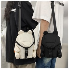 숍픽스 귀여운 곰돌이 크로스 숄더 데일리백