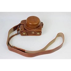 파나소닉 GF7 GF8 GF9 카메라 케이스 koowl 손으로 만든 pu 가죽 전신 카메라 보호 껍질 Lumix, 단일상품