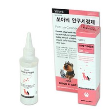 눈물얼룩 청결 관리 강아지 눈물세정제 3개 아이워시 눈물자국, 120ml