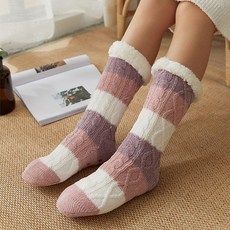 남성양털수면양말