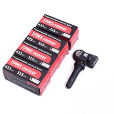 타이어 압력 센서 개 TS600 자동차 315MHZ 1 Mx 2in 시스템 TPMS 433MHz 모니터 프로그래밍 가능한 범용 TS508, 4PCS Rubber, 4개