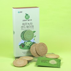 제주 녹차샌드웨이퍼 10개입, 1개, 80g