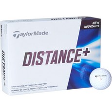 TAYLOR MADE (테일러 메이드) 골프 볼 DISTANCE + 디스턴스 플러스 12 12P (US 모델) 화이트