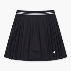 [국내백화점판] Lecoqsportif 르꼬끄 FW신상 피케 플리츠 스커트 테니스(블랙) - 르꼬끄스커트