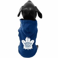 All Star Dogs NHL 토론토 메이플 리프스 강아지 면 후드티 라지 로열, XX-Large, 1개
