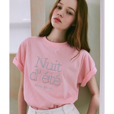 론론 RONRON NUIT D ETE T SHIRT SOFT PINK