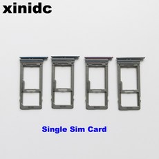 Xinidc 20 pcs 삼성 갤럭시 s9/s9 플러스 sim 카드 트레이 홀더 교체 부품에 대 한 단일 및 듀얼 sim 카드 홀더, 1개, Single Blue^0