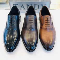 미셸by탠디 NC야탑점 [탠디] 남성 소가죽 플레인토 기본 정장구두 3cm 320033