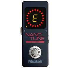  Muztek Nano Tune Strobe Pedal Tuner (MNT-STROBE) - 초정밀 스트로브 페달 튜너 