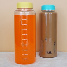 아이스 스탠다드 1.1리터 눈금보틀 1100ml, 블랙, 08.아쿠아블루