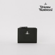 [공식] 비비안웨스트우드 반지갑 VICTORIA DOUBLE BLACK