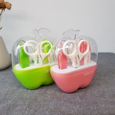 베일리 신생아 아기 손톱깍이 5종세트, 1개, 핑크
