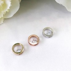 화이트골드팬던트