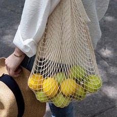 휴대용 네트백 다용도 숄더백 쇼퍼백 장바구니 그물백