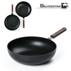 실버스타oic인덕션우드핸들그리들40cm