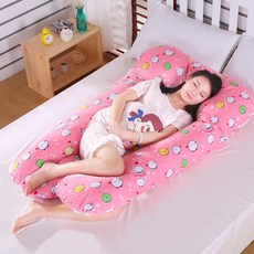u자바디필로우 바디필로우 u자형바디필로우 m자형바디필로우 바디플로우베개 m자바디필로우 u자형베개 쿨바디필로우 임산부바디필로우, 프리사이즈, 코튼-찹쌀떡