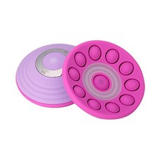 마사지 충전식 전기 유방 마사지기 USB 적외선 확대 진동기 여성 진공 치료기, 02 hot compress purple