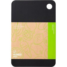 러버러버 고무 도마 블랙 M 300x200x8mm NBD001 노보다 파커 아사히도마