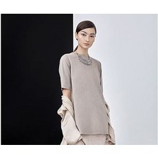 VW베라왕 티블라우스 세피아