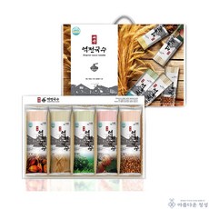 답례품오색국수