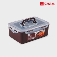 [다이소]내츄럴직사각 (2.2 L)(김치통)-1039236, 1개