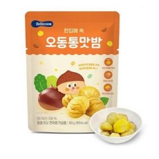 베베쿡 오동통통맛밤 간식, 60g, 4개