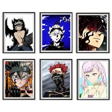블랙 클로버 일본어 애니메이션 퀸 Noelle 현상금 사냥 (Black Clover Queen Noelle Bounty Hunter Zora Darkness Demon Asta), 본상품, 본상품