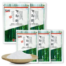 개암염 2회 구운 죽염 250g 5개 - 다용도 생활죽염