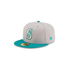 New Era 뉴에라 x DIET STARTS MONDAY 다이어트 시작 월요일 시애틀 매리너스 59FIFTY 피티드 트윌 야구 모자 676305 - 노스페이스귀도리모자