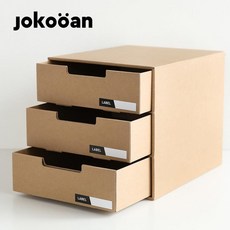 수납바구니 크래프트 판지 종이 서랍 사무실 보관 상자 방진 폴더 마무리 다층 판지 기숙사 마무리 상자 테이블 책장정리함, 기본옵션, 1개