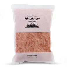 블루오션 히말라야 핑크솔트 (중간입자) 중량별 핑크소금 암염 소금, 1개, 3kg