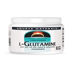 Source Naturals L-Glutamine Free Form Amino Acid That Supports Metabolic Energy* - 16 oz Powder, 1개, 544.31g
